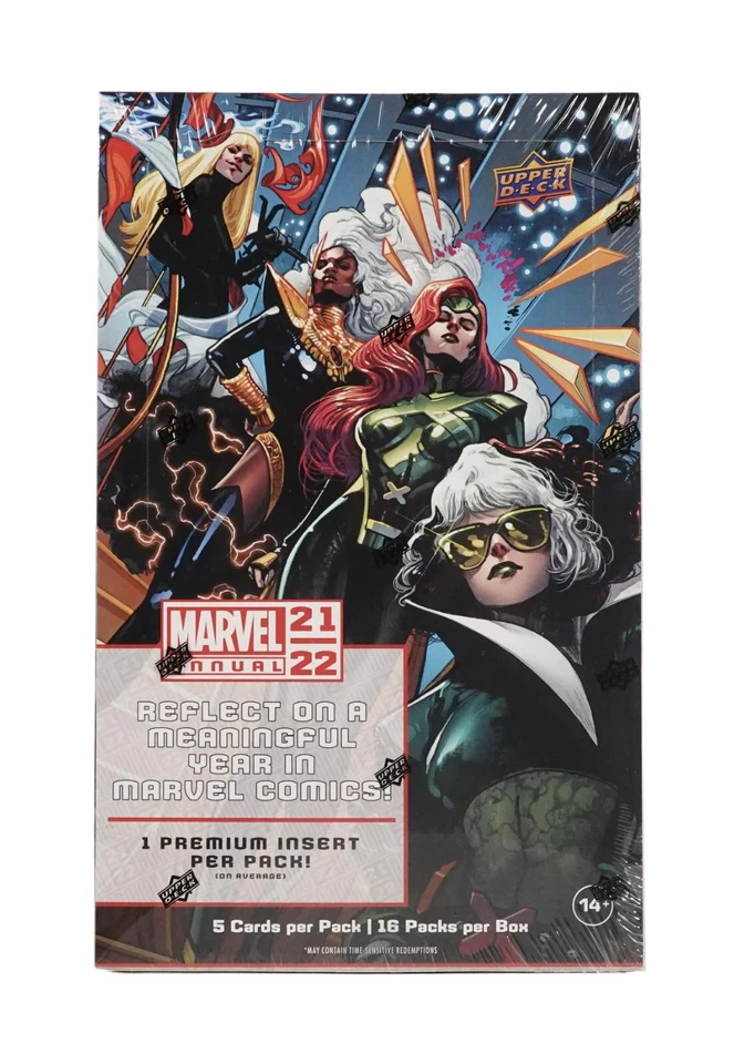 Marvel Annual Hobby Box (Upper Deck 2021/22) Factory Sealed