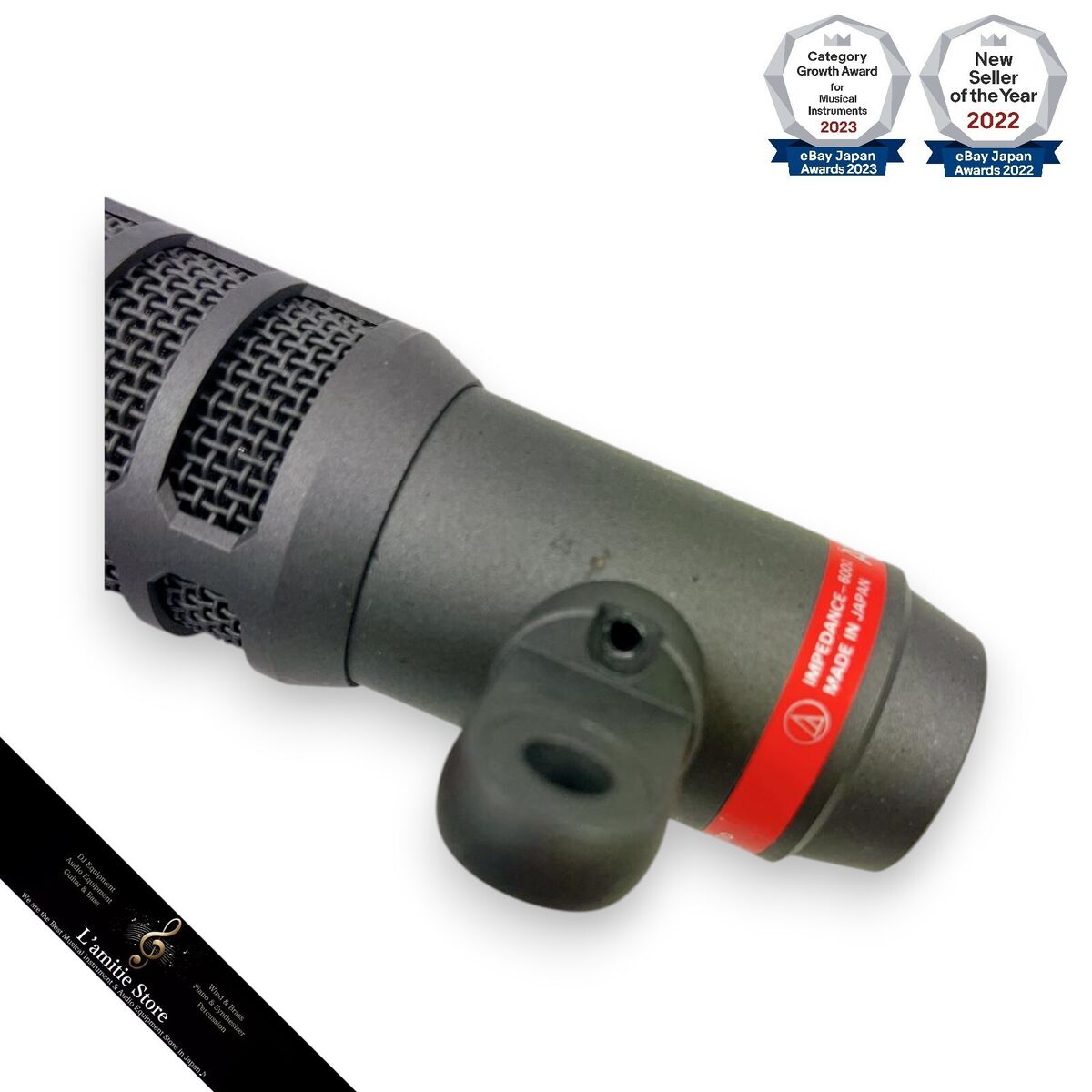 Audio Technica ATM25 Instrument Microphone Japan ATM 25 Audio Technica ATM25 Instrument Microphone Japan ATM 25