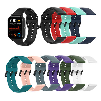 20mm Silicone Watch Strap Replacement Band for Amazfit GTS 2/GTS4 Mini/GTS 3