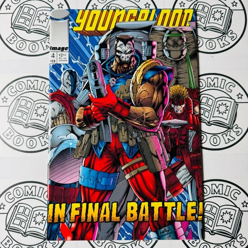Youngblood #4 (Image Comics February 1993) Rob Liefeld NM In Final Battle!