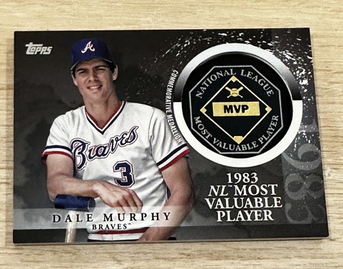 2023 Topps Update - Dale Murphy - MVP Commemorative Medallion Relic SSP - Picture 1 of 3