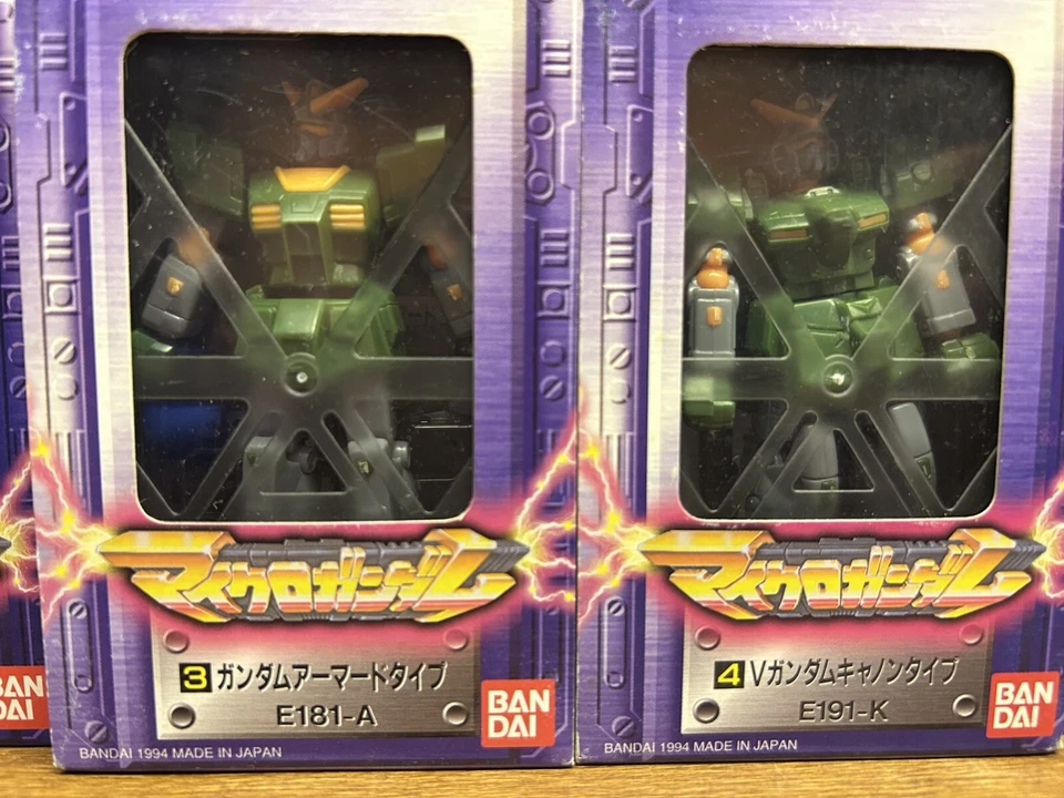 Juego de 12 micro figuras de acción Gundam Mobile Suit Bandai 1994 Foto 3 de 4