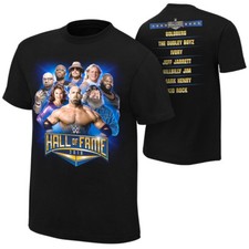 Hall Of Fame 2018 Wrestlemania XXXIV Licensed WWE M T-Shirt Kid Rock Goldberg