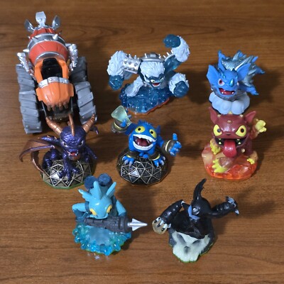 Activision Skylanders Giants - Swap Force - Spyro - DK - Figurines Lot Of 8