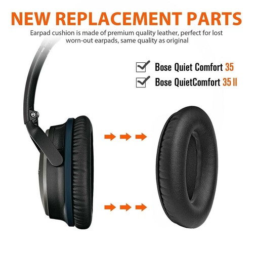 Ear Pads Cushion compatible with Bose QuietComfort QC15 QC25 QC35 Headphones - Picture 2 of 11