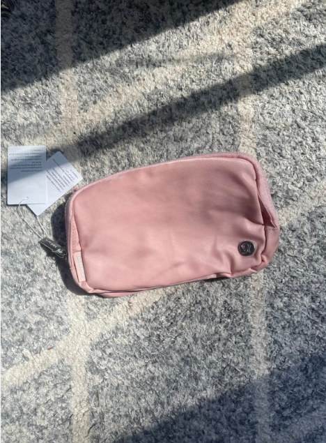 Lightweight 1L Pink Haze Crossbody Belt Bag for Travel by Everywhere Style