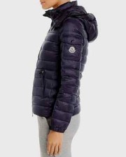New Moncler Bleu Giubbotto Down Hooded Puffer...