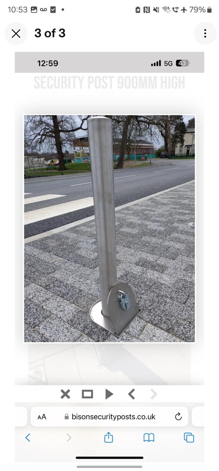 Security Removable Bollards