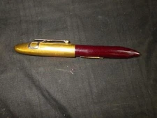 VINTAGE FOUNTAIN PEN USA RED