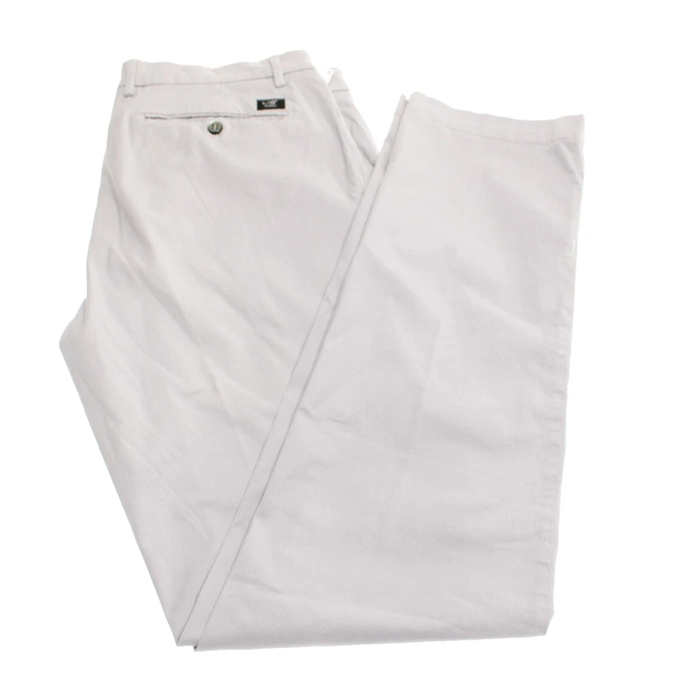 Chinos/pantalones informales Mason's nuevos sin etiquetas mezcla de algodón talla 52 (36 EE. UU.) en gris liso Foto 2 de 4