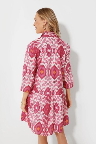 ro's garden Magenta June Deauville Dress Size Xs - Picture 2 of 8