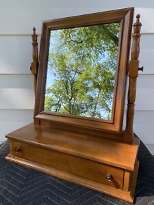 Vtg Ethan Allen Baumritter Cheval, Vintage Ethan Allen Dresser With Mirror