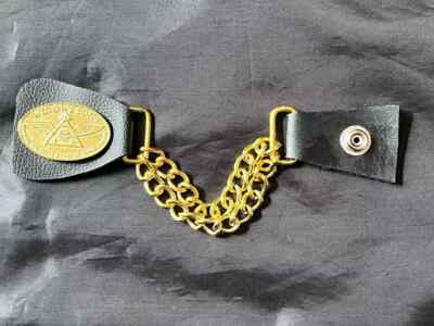 Widows Sons Masonic Vest Chain Extender Wings Freemason Motorcycle NEW!