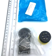 Amphenol Circular Connector Straight Plug 6 Contacts Solder Pin MS3106F22-15PW