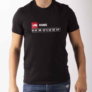 black north face t shirt