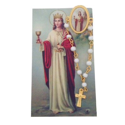 12 Saint Barbara Medal gold plated pin brooch Santa Barbara medalla Pin Chango 