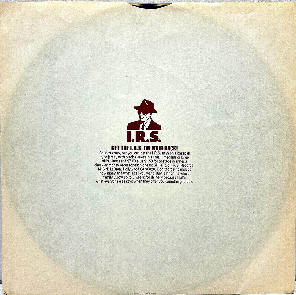 Wall of Voodoo Dark Continent 1981 Vinyl IRS Records SP-70022 - Image 3 of 4