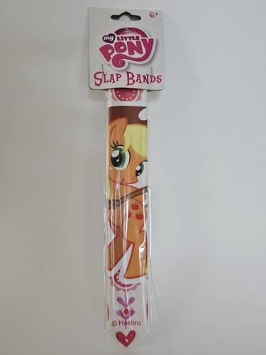 My Little Pony MLP FIM Hasbro Slap Band Bracelet Applejack Never Opened NIB NIP