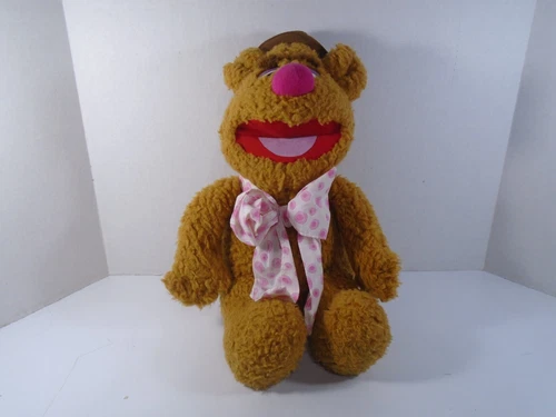 JIM HENSON PRODUCTIONS--THE MUPPETS--15" FOZZIE BEAR STUFFED ANIMAL PLUSH (LOOK)