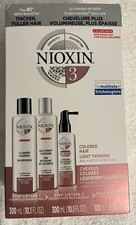 Nioxin Full-Size System Kit Hair Loss Shampoo Conditioner Colored Hair Light Thi