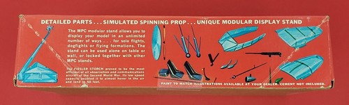 Vintage MPC Fiesler Storch Airplane FI 156 1:72 Scale w/Modular Stand Model Kit - Picture 2 of 8