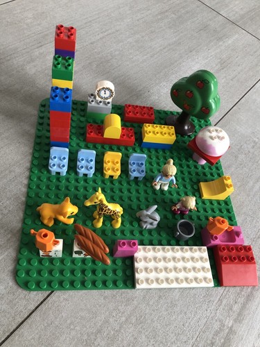 lego duplo konvolut gebraucht mind. 50 Teile Inkl. Bodenplatte