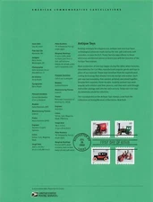 Souvenir Page Antique Toys US 3638 SP1442