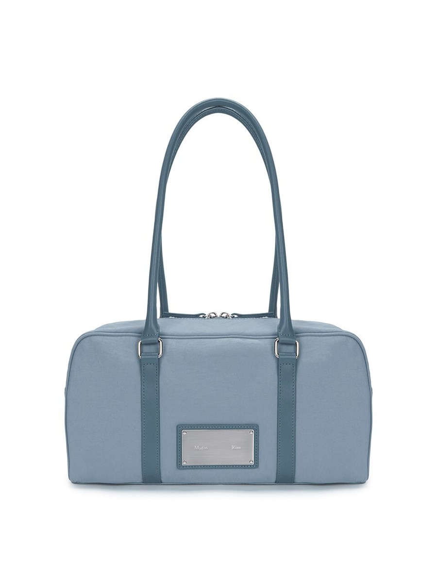 Matin Kim Sporty Tote Bag In Smoke Blue MK2400BG016MMB Matin Kim Sporty Tote Bag In Smoke Blue MK2400BG016MMB