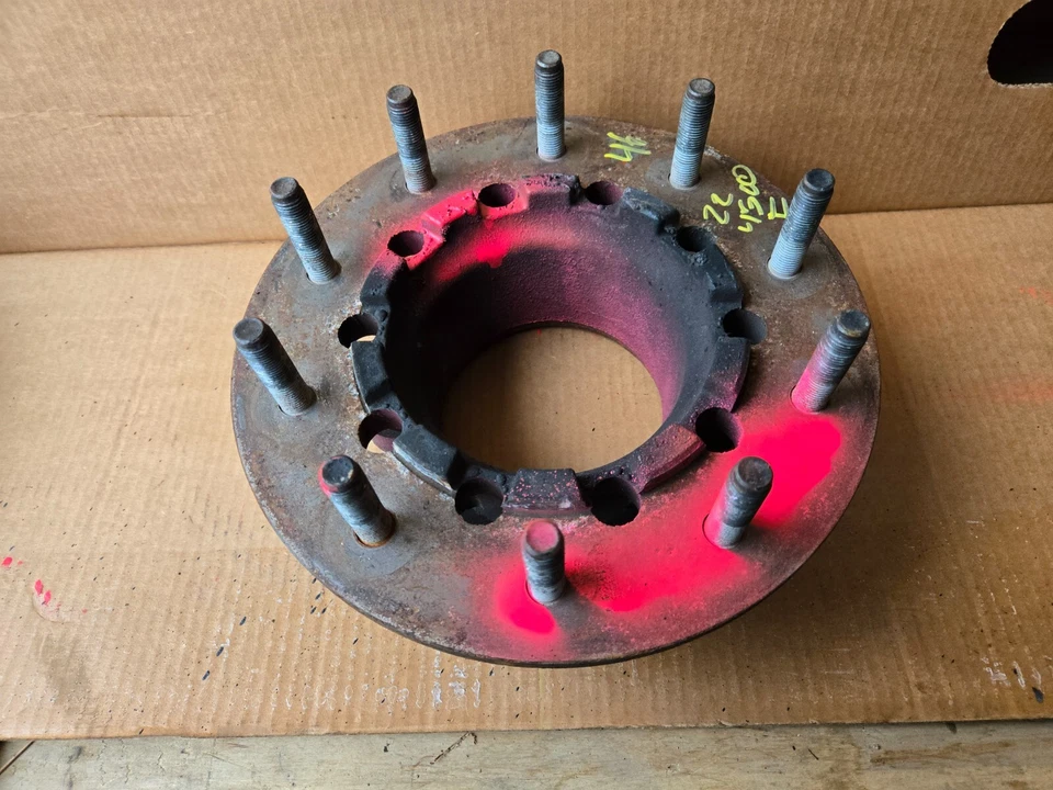 Ram 4500 5500 2019-2024 cubo adaptador espaciador de rueda delantera OEM 10 pernos Foto 3 de 4