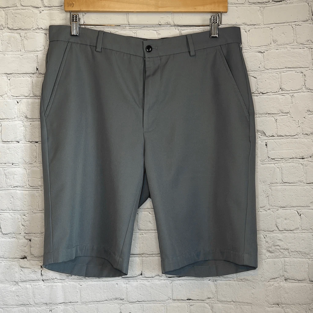 Greg Norman Men’s Gray Polyester Shorts size 34