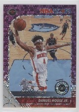 2019 Panini NBA Hoops Premium Stock Purple Disco Prizm Danuel House Jr #69 0z0k