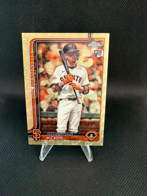 2025 Topps Chrome Christian Koss Superfractor RC
