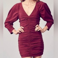 Do + Be maroon mini dress size small NWT