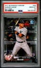 PSA 10 - 2017 Bowman Chrome - Aaron Judge #56 White Pinstripe Jersey (RC)