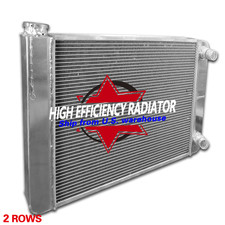 High-performance Radiator For 26 X 19 Overall Chevy Sbc 350 Dual Pass Universal