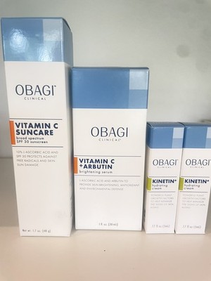 Obagi Clinical KINETIN+ Vitamin C suncare SPF 30 + Clinical Arbutin serum11/2027
