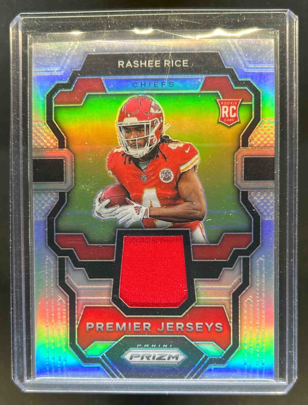 2023 Prizm Rashee Rice Premier Jerseys RC Rookie #PJ-RR Chiefs