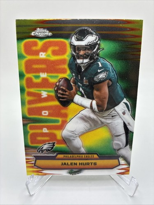 #ad #ad 2025 Topps Chrome Football Jalen Hurts Power Players #PP 4 Eagles $1.25