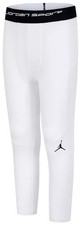 Jordan MJ Dri-FIT Sport Tights White Black 95D298-001 Youth Boys' Size XL NEW