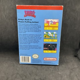 Kirby&rsquo;s Adventure Complete in Box CIB with Inserts! (Nintendo, NES 1993)