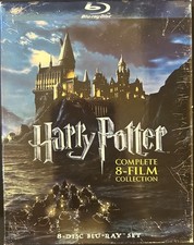 Harry Potter Complete 8-Film BOX SET Blu-ray VG