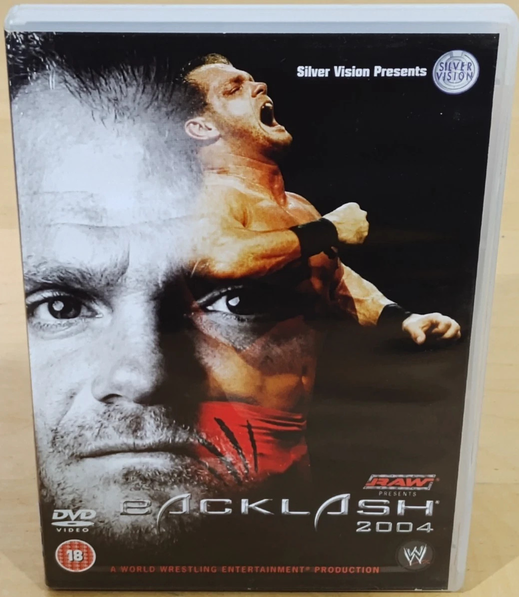 WWE Wrestling - Backlash 2004 DVD PAL In VGC Silver Vision