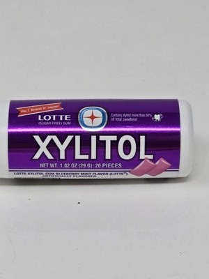 Lotte Xylitol Blueberry Mint Flavor Sugar Free 29g/(20pc)