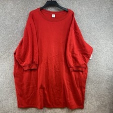 NWT Amazon Essentials Women's Sweatshirt Tunic Size 6X Red Fleece Pullover