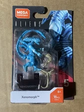 Mega Construx Heroes Series 5: Aliens XENOMORPH (Light Blue)