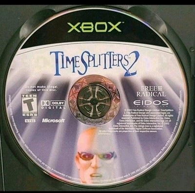 Time Splitters 2 Microsoft Xbox 2002 Disc Only 