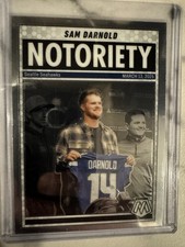 2025 Panini Mosaic - Notoriety Sam Darnold #9