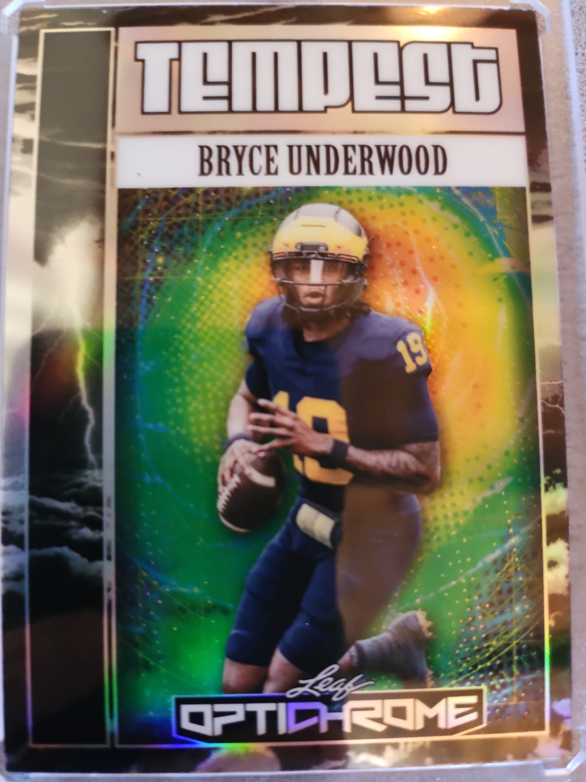 2025 Leaf Optichrome -  Pre Production Proof 1/1 Bryce Underwood Tempest