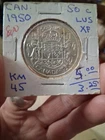 1950 Canada 🇨🇦 50 Cents Canadian Half Dollar High Grade Design in 0