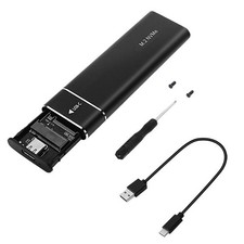 2X(Nvme Adapter Dual 10gbps USB 3.1 Supports Ethernet Keys forLaptop Black8545